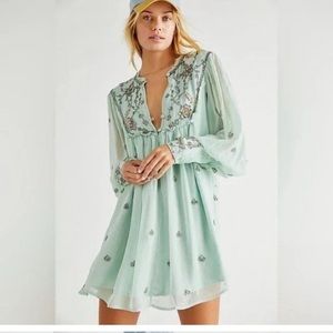 Free people Bali golden sundress